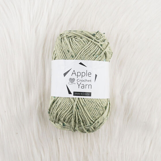 PULLU COTTON ÖRGÜ İPİ AÇIK YEŞİL 100 GR