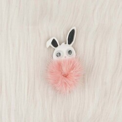 RABBIT APPLIQUE SLICON MOLD FEATHER 5 CM. - Thumbnail