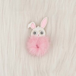 RABBIT APPLIQUE SLICON MOLD FEATHER 5 CM. - Thumbnail