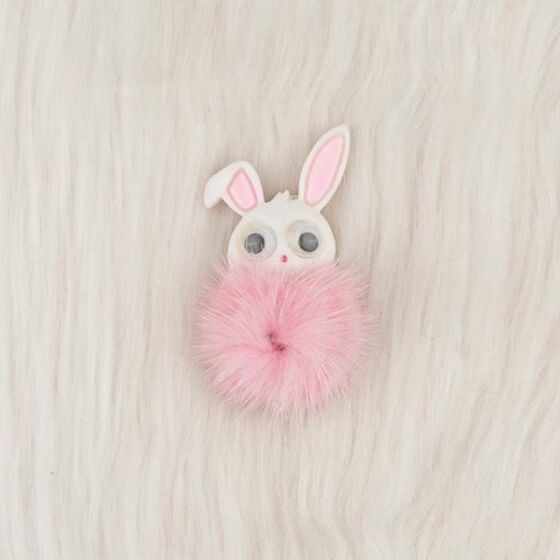 RABBIT APPLIQUE SLICON MOLD FEATHER 5 CM.