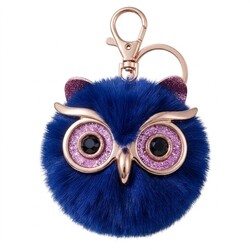 RENKLİ BAYKUŞ CHARM ANAHTARLIK MOR