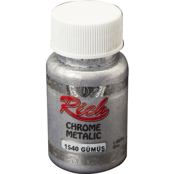 RİCH CHROME METALLIC PAINT 50 CC.