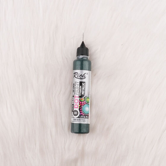 RİCH DOT PAINT BEAD PAINT TITANIUM METALLIC 3D 40 CC.