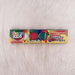 RİCH FUNNY KIDS GOUACHE PAİNT SET OF 6 25 ML. - Thumbnail