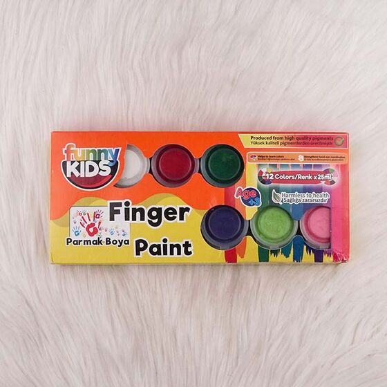 RİCH FUNNY KIDS FINGER PAINT SET OF 6 25 ML.