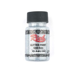 RICH GLITTER PAIN SILVERY PAINT 50 CC. - Thumbnail