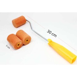 Rich - RİCH METAL HANDLE VELVET ROLL SET Rich - RİCH METAL HANDLE VELVET ROLL SET