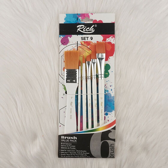 RİCH NO:9 KEEP SMİLE FLOOR BRUSH 6 PIECE MIXED SET 123-11405