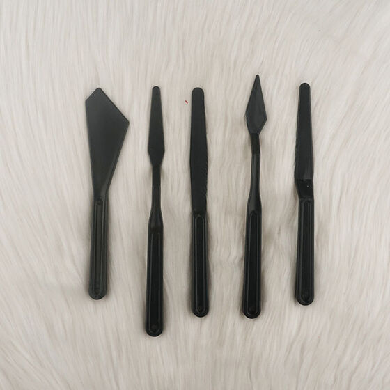 RİCH PLASTIC SPATULA SET OF 5 BLACK 97-11247