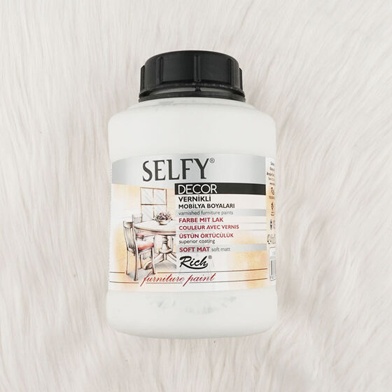 RİCH SELFY DECOR VERNİKLİ MOBİLYA BOYASI 1250 CC VERNİKLİ RİCH SELFY DECOR VERNİKLİ MOBİLYA BOYASI 1250 CC VERNİKLİ