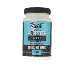 Rich - RİCH SU BAZLI VERNİK MAT 250 CC KAVANOZ