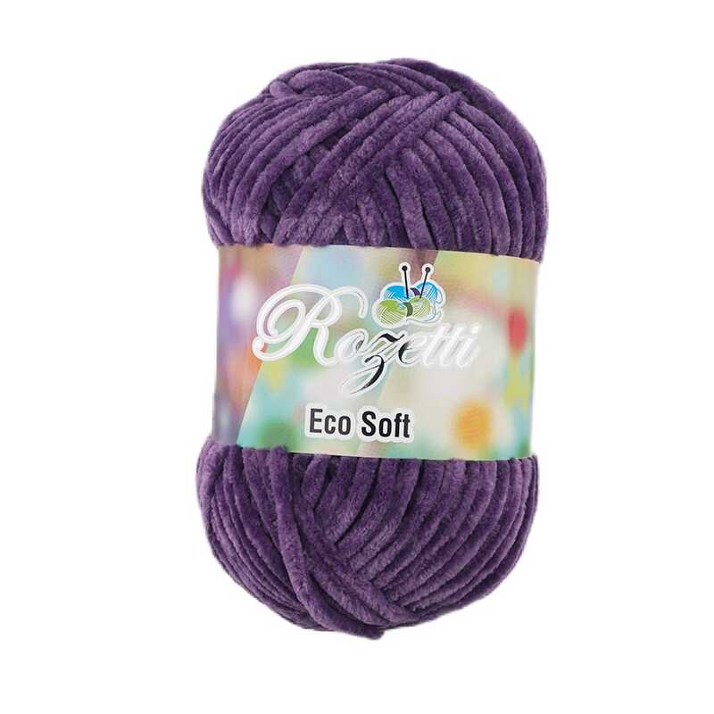Rozetti Eco Chenille Örgü İpi 100 Gr.120 Mt. Mor