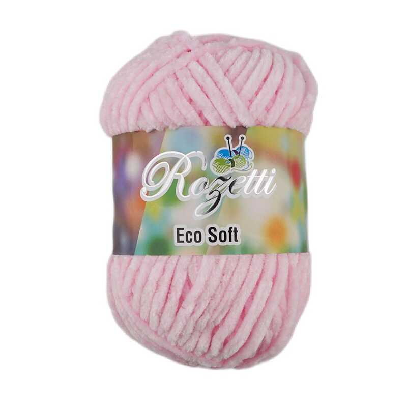 Rozetti Eco Chenille Örgü İpi 100 Gr.120 Mt. Bebe Pembe