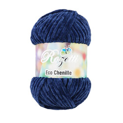Rozetti - ROZETTİ ECO CHENİLLE ÖRGÜ İPİ 100 GR.120 MT. LACİVERT