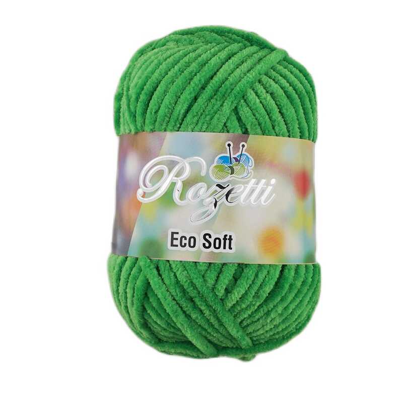 Rozetti Eco Chenille Örgü İpi 100 Gr.120 Mt. Neon Yeşil