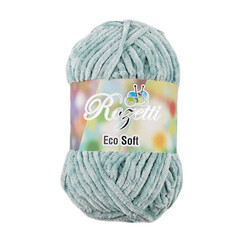 Rozetti - ROZETTİ ECO CHENİLLE ÖRGÜ İPİ 100 GR.120 MT. SU YEŞİLİ
