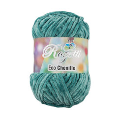 Rozetti - ROZETTİ ECO CHENİLLE ÖRGÜ İPİ 100 GR.120 MT. ZÜMRÜT