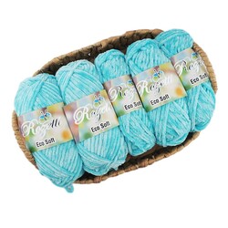 Rozetti - ROZETTİ ECO CHENİLLE ÖRGÜ İPİ 500 GR.OKYANUS