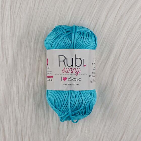 RUBY SUNNY VISCOSA 100 GR. KNITTING YARN 110 (TURQUOISE)