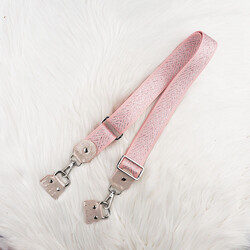 Noname - SİMLİ HAKİKİ DERİLİ ÇANTA ASKISI 135 X 4 CM.-PEMBE-GÜMÜŞ Noname - SİMLİ HAKİKİ DERİLİ ÇANTA ASKISI 135 X 4 CM.-PEMBE-GÜMÜŞ