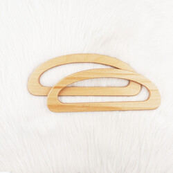 ŞİRİN - ŞİRİN AHŞAP ÇANTA SAPI 666 - NATUREL