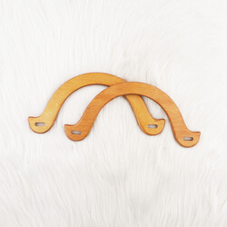 ŞİRİN - ŞİRİN AHŞAP ÇANTA SAPI 669-2 - ORANGE