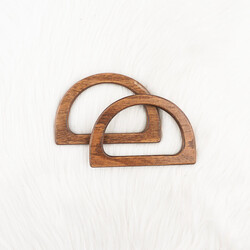 ŞİRİN - ŞİRİN AHŞAP ÇANTA SAPI 678-5 - CHOCOLATE