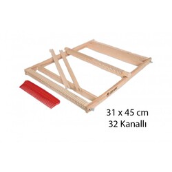 ŞİRİN - ŞİRİN DOKUMA TEZGAHI 31 X 45 CM.32 KANALLI 430