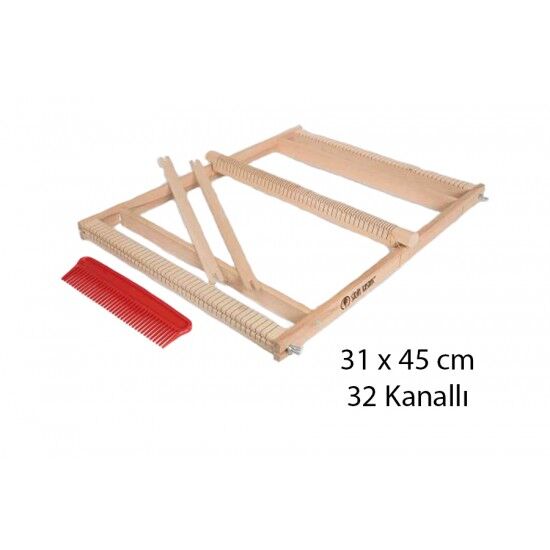 ŞİRİN DOKUMA TEZGAHI 31 X 45 CM.32 KANALLI 430