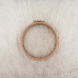 ŞİRİN - SIRIN PUNCH WOODEN EMBROIDERY HOOP 35 MM.NO:4 DIAMETER:18.5 CM