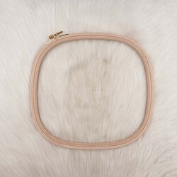 ŞİRİN - SIRIN SCREW SQUARE WOOD EMBROIDERY HOLDER 9 MM.25 X 25 CM.