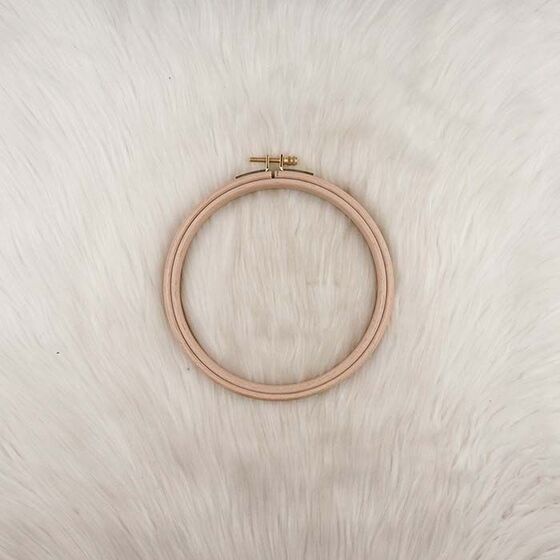 SIRIN SCREW WOOD EMBROIDERY HOOP 13 MM.NO:3 DIAMETER:16.5 CM