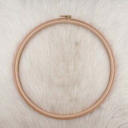 ŞİRİN - SIRIN SCREW WOOD EMBROIDERY HOOP 17 MM.NO:11 DIAMETER:31.5 CM