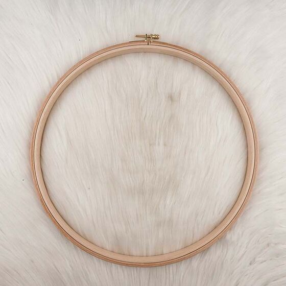 SIRIN SCREW WOOD EMBROIDERY HOOP 17 MM.NO:11 DIAMETER:31.5 CM