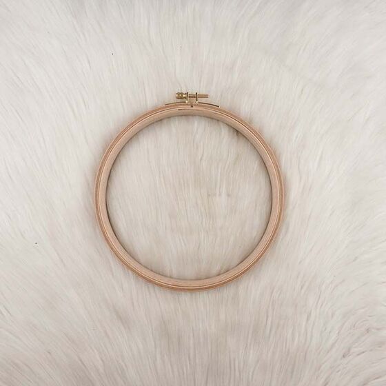 SIRIN SCREW WOOD EMBROIDERY HOOP 17 MM.NO:4 DIAMETER:19.5 CM