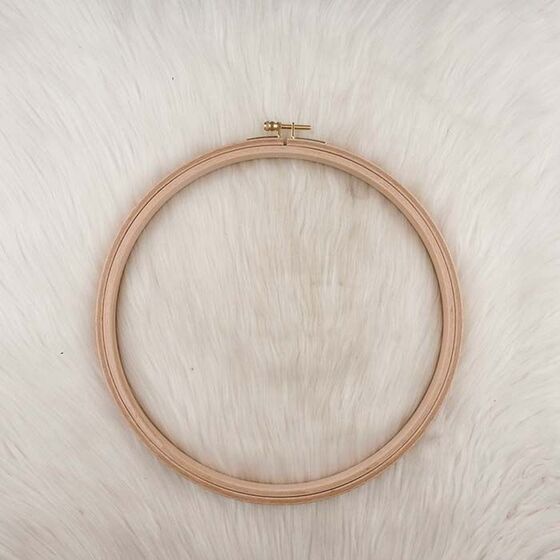 SIRIN SCREW WOOD EMBROIDERY HOOP 17 MM.NO:9 DIAMETER:26 CM