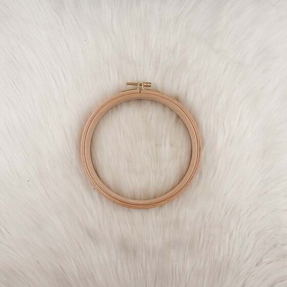 SIRIN SCREW WOOD EMBROIDERY HOOP 24 MM.NO:3 DIAMETER:16.5 CM