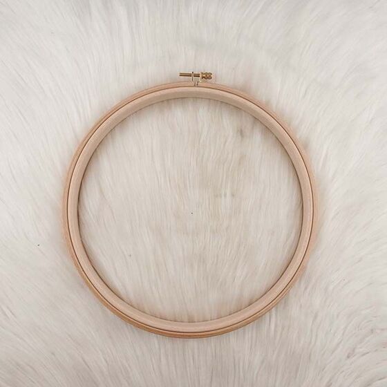 SIRIN SCREW WOOD EMBROIDERY HOOP 26 MM.NO:8 DIAMETER:26 CM