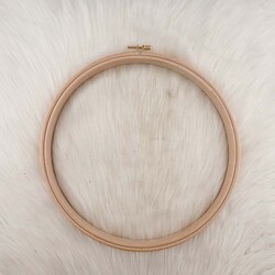 ŞİRİN - SIRIN SCREW WOOD EMBROIDERY HOOP 26 MM.NO:10 DIAMETER:28,5 CM