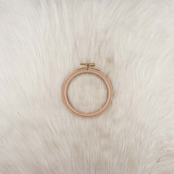 SIRIN SCREW WOOD EMBROIDERY HOOP 8 MM.NO:0 DIA:11,5 CM