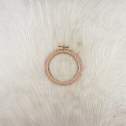 ŞİRİN - SIRIN SCREW WOOD EMBROIDERY HOOP 8 MM.NO:0S 202 DIA:7,5 CM