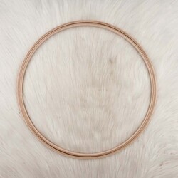 ŞİRİN - SIRIN SCREWLESS WOODEN EMBROIDERY HOOP 8 MM.NO:11 DIA:32 CM