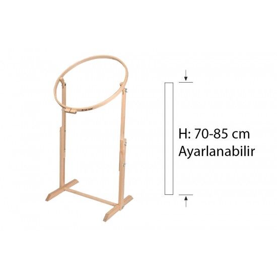 ŞİRİN SÜTUNLU KASNAK AÇISI VE YÜKSEKLİĞİ AYARLANABİLİR NAKIŞ KASNAĞI STANDI 85- 2130