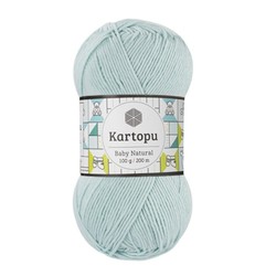 KARTOPU BABY NATURAL KNITTING YARN - Thumbnail