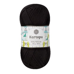 KARTOPU BABY NATURAL KNITTING YARN - Thumbnail