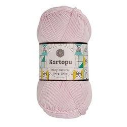 KARTOPU BABY NATURAL KNITTING YARN - Thumbnail