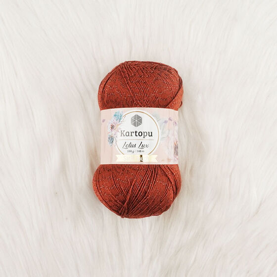 KARTOPU LOTUS LUX KNITTING YARN 100 GR.340 MT.