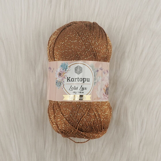 KARTOPU LOTUS LUX KNITTING YARN 100 GR.340 MT.