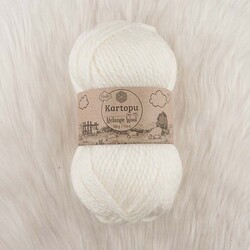 KARTOPU MELANGE WOOL HAND KNITTING YARN 100 GR.170 M. - Thumbnail