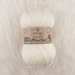 KARTOPU MELANGE WOOL HAND KNITTING YARN 100 GR.170 M. - Thumbnail